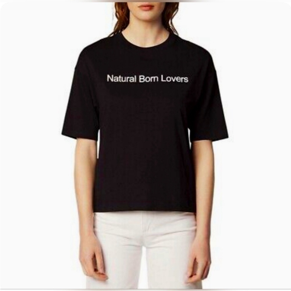 Sandro Natural Born Lovers short sleeve top t-shirt M